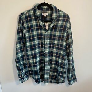 🔴SOLD🔴 Gap blue and green plaid flannel